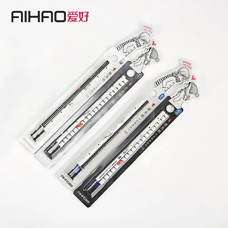 AIHAO/Новинка 2019 гелевая чернильная ручка для школы и офиса 0 5 мм милая парная