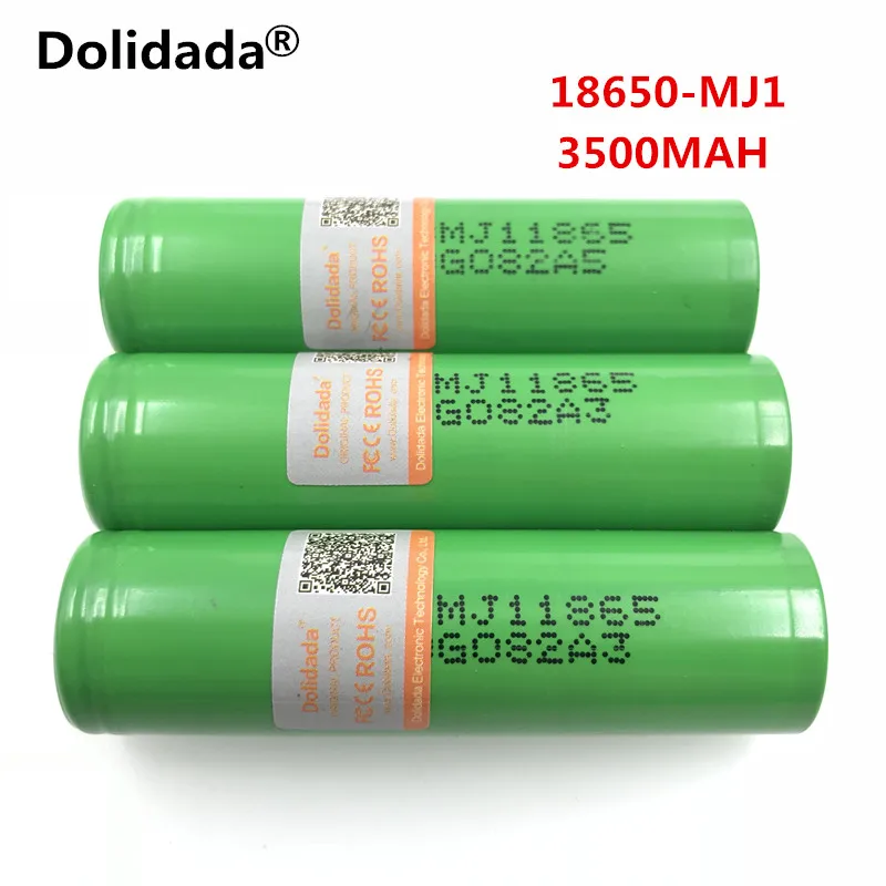 Dolidada 18650 батарея 3500 mah 3,7 v Аккумуляторная батарея для MJ1 18650 литиевая батарея 3,7 V 3500 mah