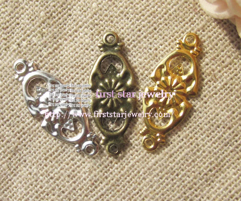 8 * 22 мм / бронза позолоченными филигранной разъем вы можете выбрать цвет|connector