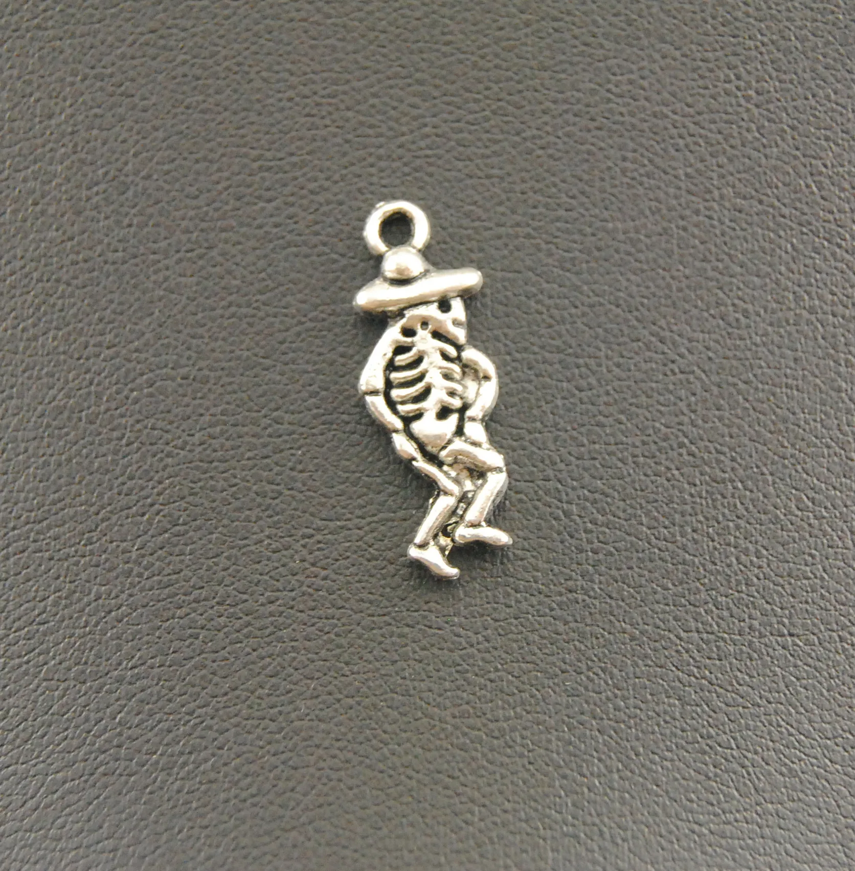 10 шт. серебряный цвет Скелет день мертвецов подвески для самостоятельного