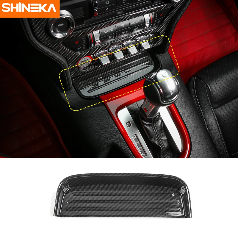 SHINEKA ящик для хранения монет из углеродного волокна панель обшивки наклейка Ford