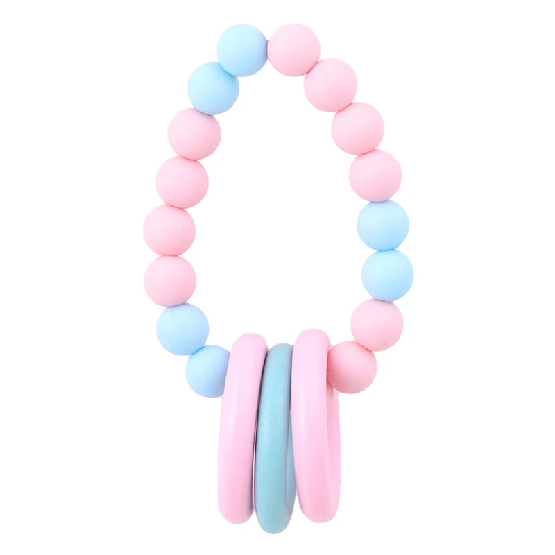 Детские игрушки для прорезывания зубов кольцо из натурального дерева