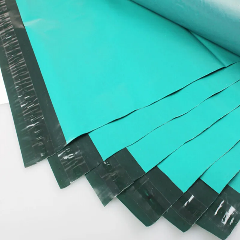 Оптовая продажа 17*30 см зеленый самоуплотняющийся полиэтиленовый пакет почтовый