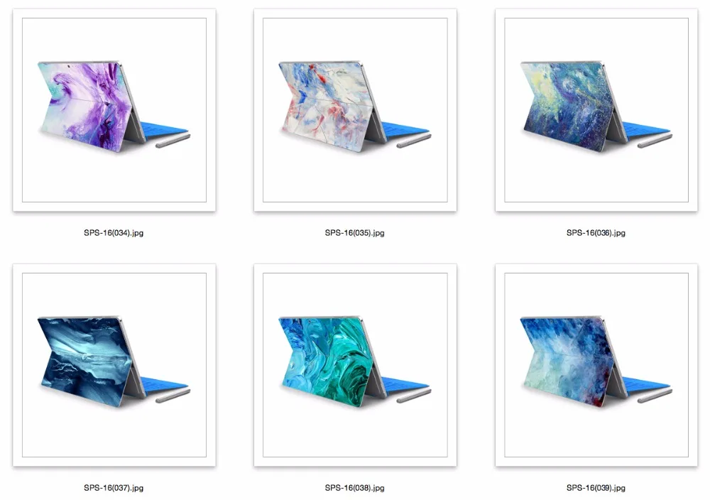 GOOYIYO-для Surface Pro 4 5 виниловая наклейка на заднюю панель Полная наклейка планшет нетбук ультрабук живопись наклейка левый и правый мозговой кожи логотип Cut
