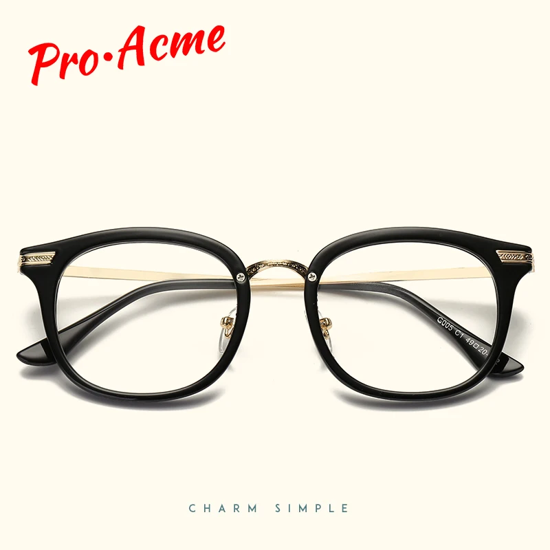 Pro Acme очки, прозрачные очки, оправа для женщин и мужчин, компьютерные очки, оптические очки, оправа, прозрачные поддельные очки для близорукости CC1102