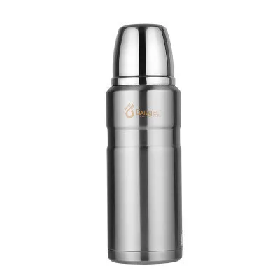 Sliver 304 термос с изоляцией из нержавеющей стали, 1л~ 2л, Термокружка для путешествий, Термокружка для кофе, Термокружка для воды, Термокружка - Цвет: Sliver