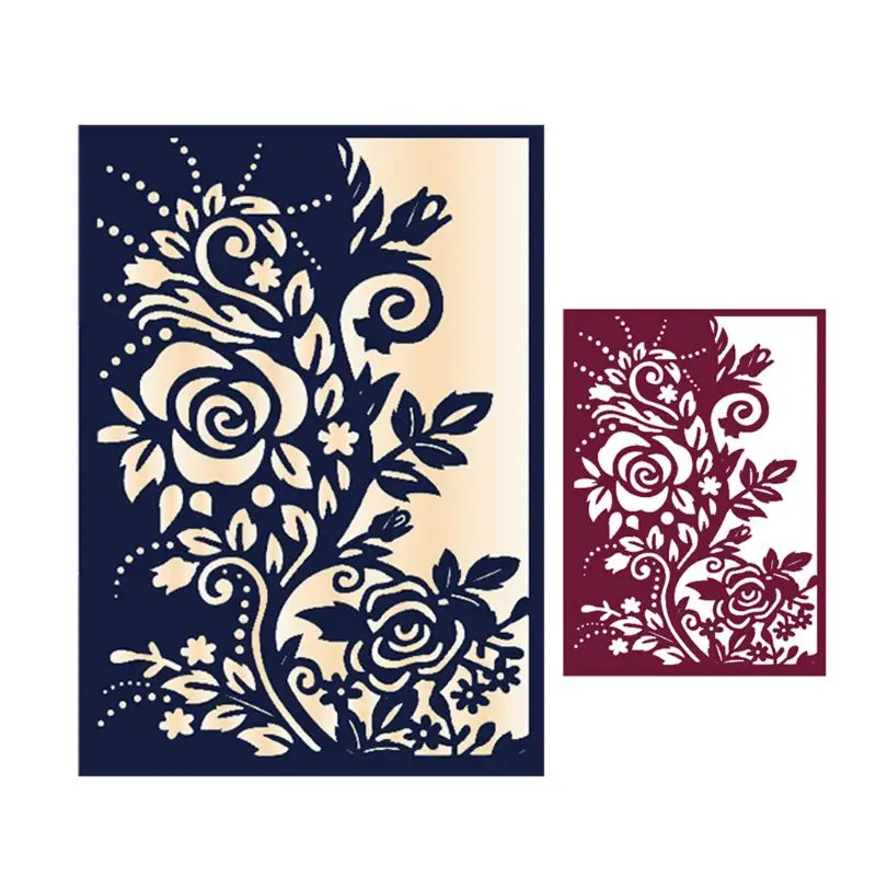 Крышка металлический Трафаретный вырубной штамп трафарет для скрапбукинга