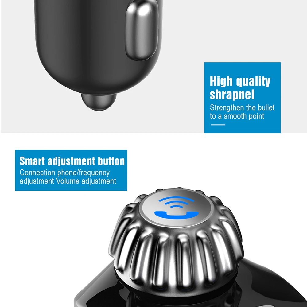 Многофункциональный MP3-плеер Bluetooth Handsfree FM tramsmit 3.1A Быстрый двойной USB телефон зарядное устройство Поддержка TF/U диск Цифровой вольтметр