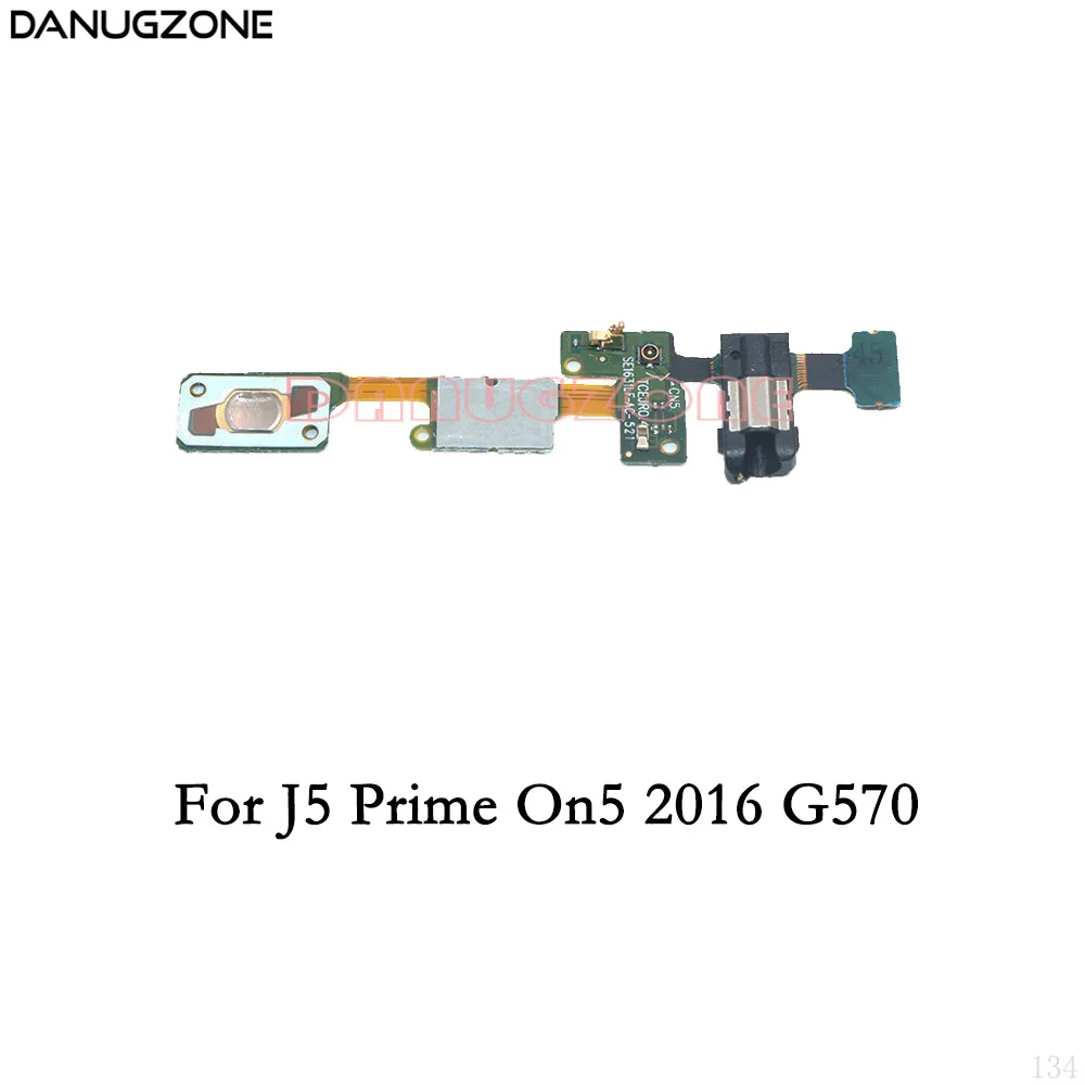 Кнопка возврата домой ключ датчик аудио разъем гибкий кабель для samsung Galaxy j5 Prime G570F J500F J5008 J510 J510F J3 J327P