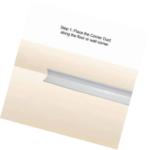 Большой Угловой канальный кабель для поверхности Кабеля Raceway (серия 1250) 8 футов|wire