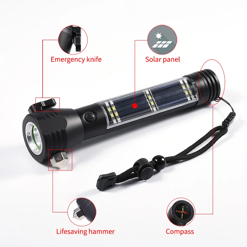Coba светодиодный фонарик Многофункциональный магнитный lanterna tatica usb