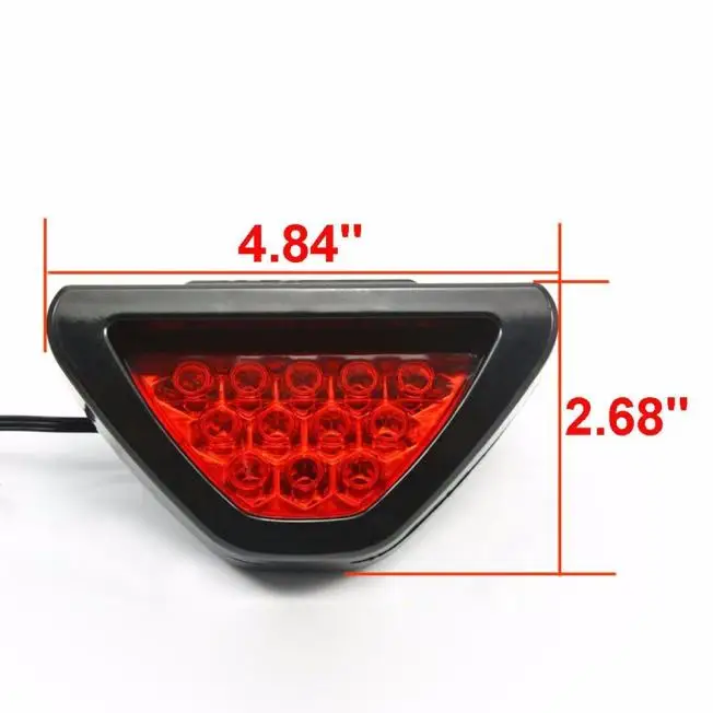 50 шт./лот F1 Стиль гоночный автомобиль светодиодные стоп-сигналы лампы мигающие