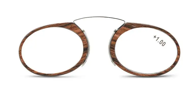 JN IMPRESSION, тонкая полосатая оправа, SOS Pince Nez, стильные очки для чтения, для пожилых мужчин и женщин, деревянные очки 1.-3