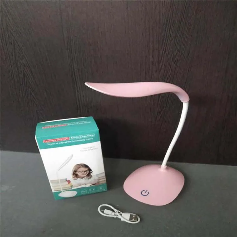 Новая мини настольная лампа 14LED с сенсорным экраном Детская обучающая для чтения
