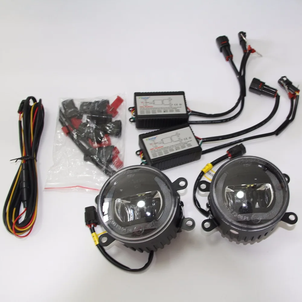 12V Замена светодиодный Drl Противотуманные фары дальнего света светильник для Ford