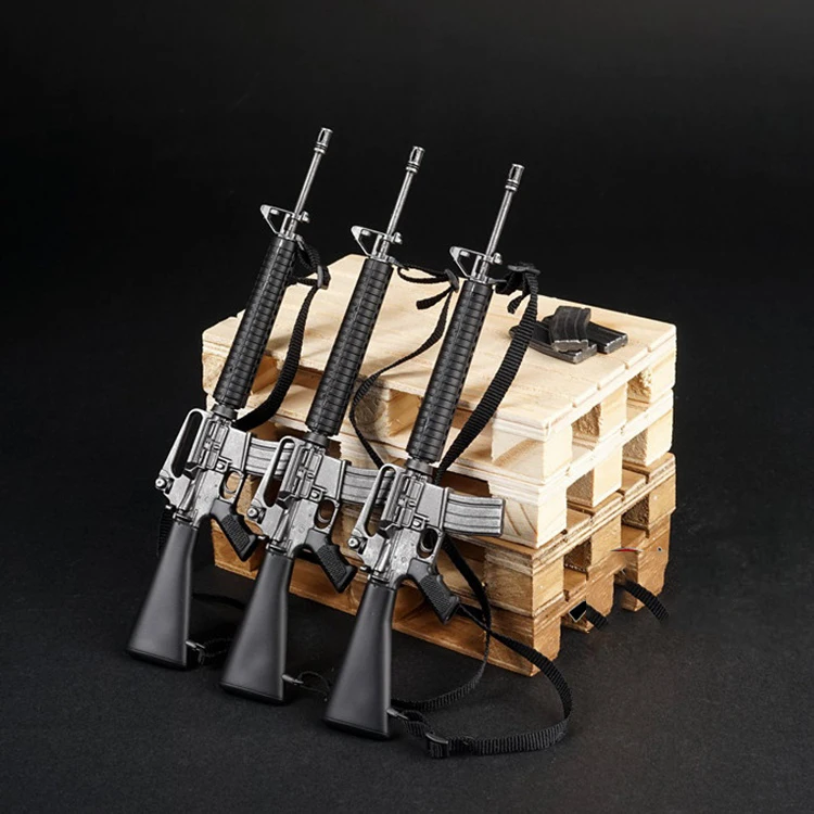 1/6 весы черный армии США M16 модель винтовки пистолет игрушки 12 ''солдат фигурку