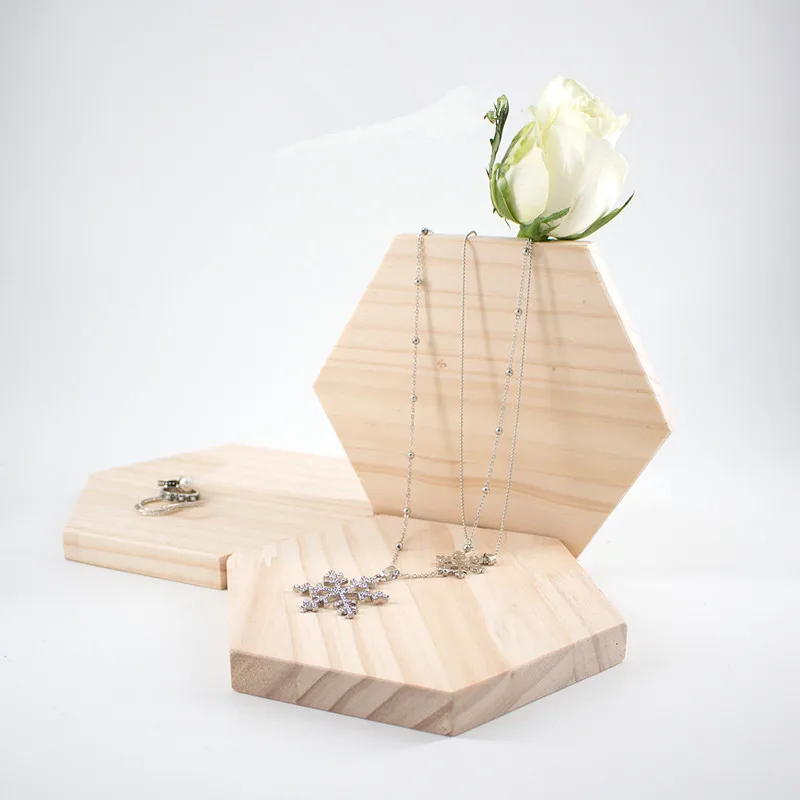 Деревянные ювелирные блоки кольцо браслеты подвеска лоток для демонстрации
