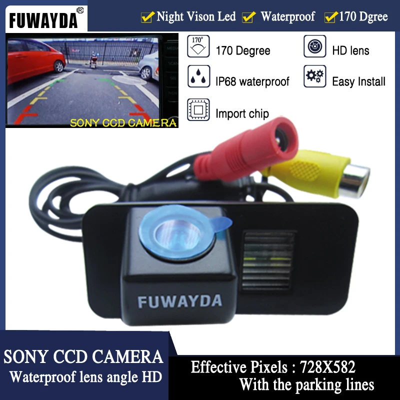 Автомобильная камера заднего вида FUWAYDA SONY CCD GPS DVD навигатор для FORD MONDEO/FIESTA/FOCUS/S