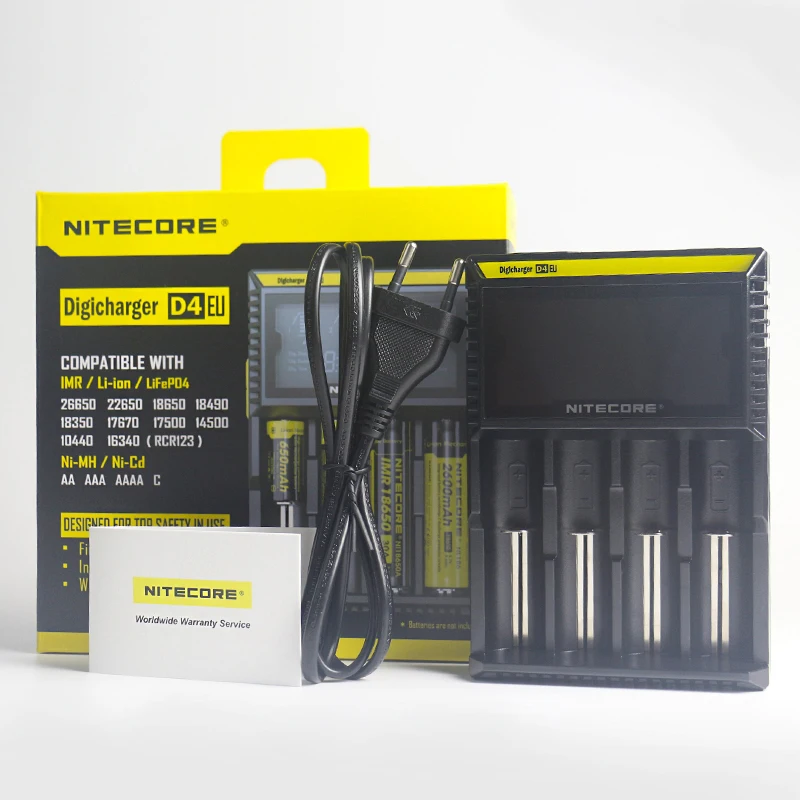 Nitecore D4 D2 Зарядное Устройство | Электроника