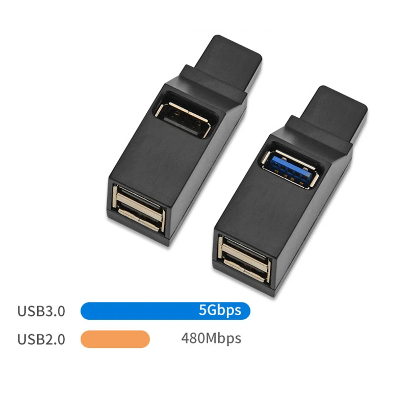 3 порта USB 0 концентратор Мини расширитель высокая скорость передачи Тип сплиттер