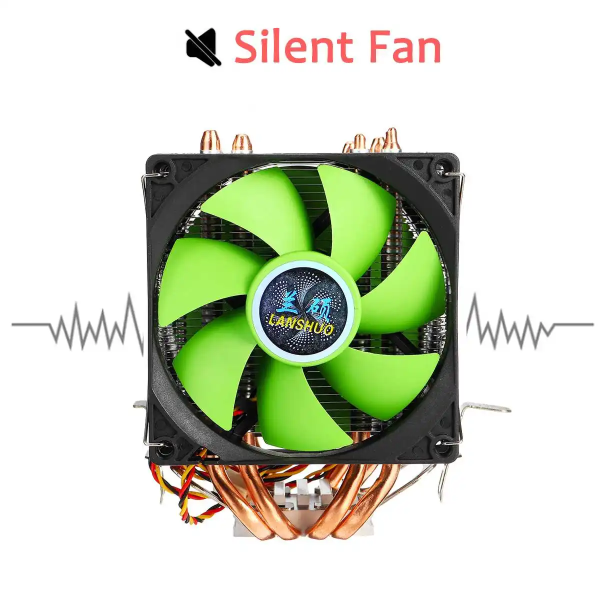 90 см Dual-Башня Процессор Кулер 4 Медь с тепловым стержнем heat pipe охлаждающий вентилятор радиатора для LGA 1150/1151/1155/1156/1366/775 AMD AM3+ AM2