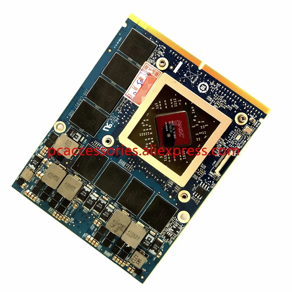 Для D e l Alienware M17X M18 M18X R1 R2 R3 ноутбук м Radeon HD 7970 Crossfire GDDR5 2 ГБ Графика видео карты диск