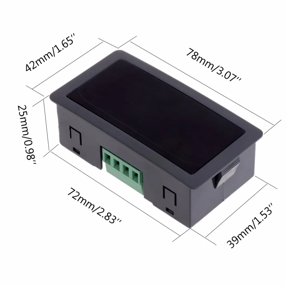 DC 12 24V Красный 5 цифр 0 56 &quotLED панельный счетчик вверх плюс Totalizer 99999 тестер