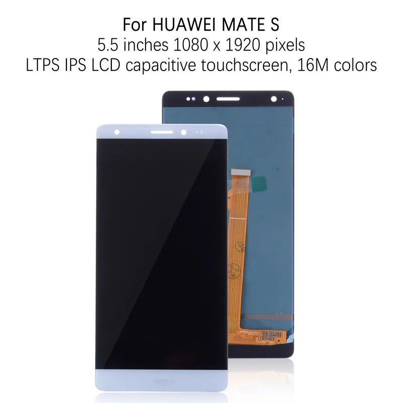 Дисплей для HUAWEI Mate S CRR L09 LCD в сборе с тачскрином на рамке Оригинал 5.5'' белый