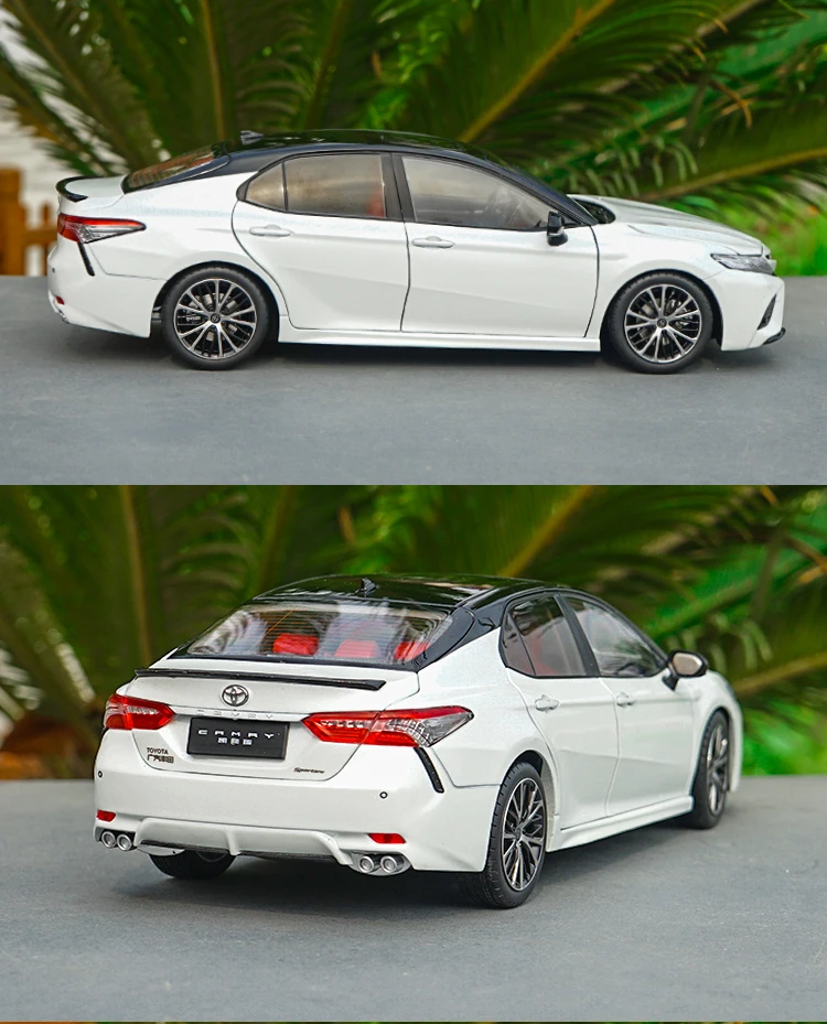 Изысканный 1:18 Toyota восьмого поколения Camry спортивная версия модели сплава автомобиля, коллекционная машинка Модель украшения