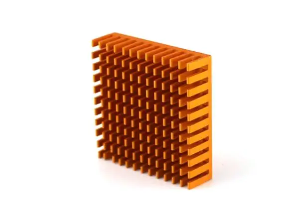 

Aluminium Alloy Heat Seat Radiator Cooler 4040 Heat Sink (gold) DIY Material