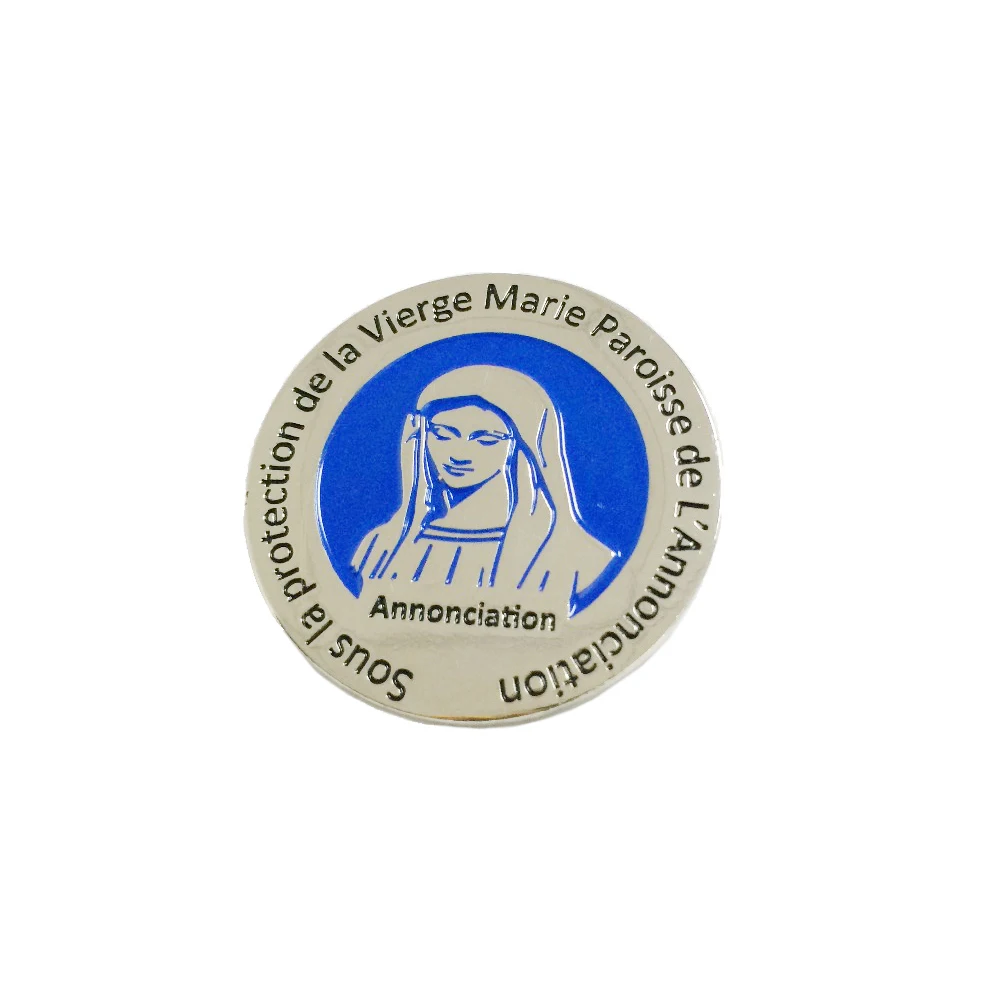 

Custom Badge Made of Iron Engraved with Personalized Logo Lapel Pin