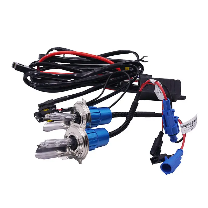 HID Xenon H4 Автомобильные фары 6000K 12V 55W лампочки для авто комплект лампы ксеноновые