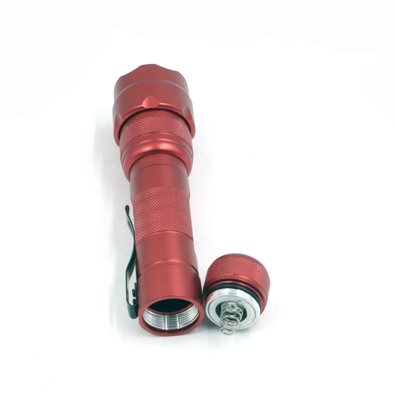 Красный 502B Cree XM-L2 U3 светодиодный Алюминий фонарик факел свет лампы Мощность 1x18650 Батарея