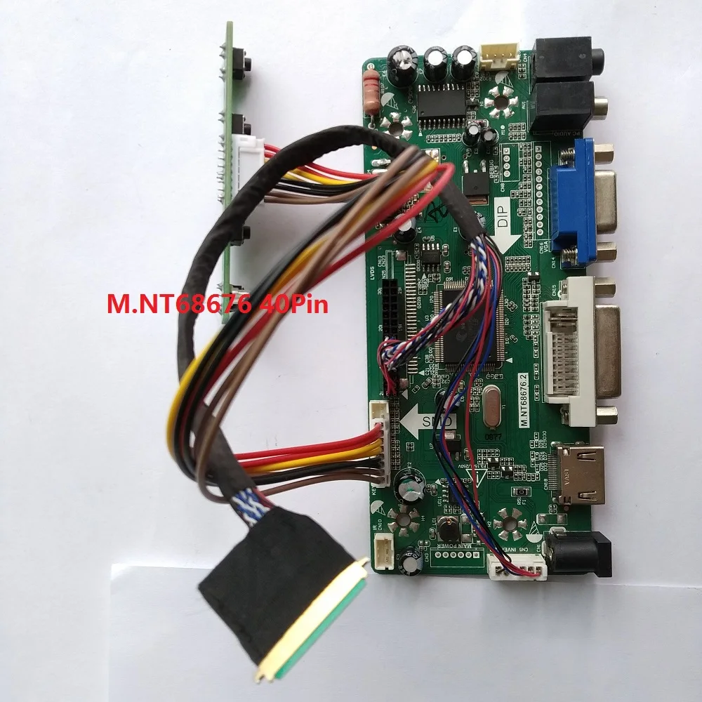 Для CLAA156WA/LP156WH2(TL)(AA) плата драйвера карты монитора 15," VGA HDMI lcd светодиодный комплект контроллера 1366X768 LVDS экран