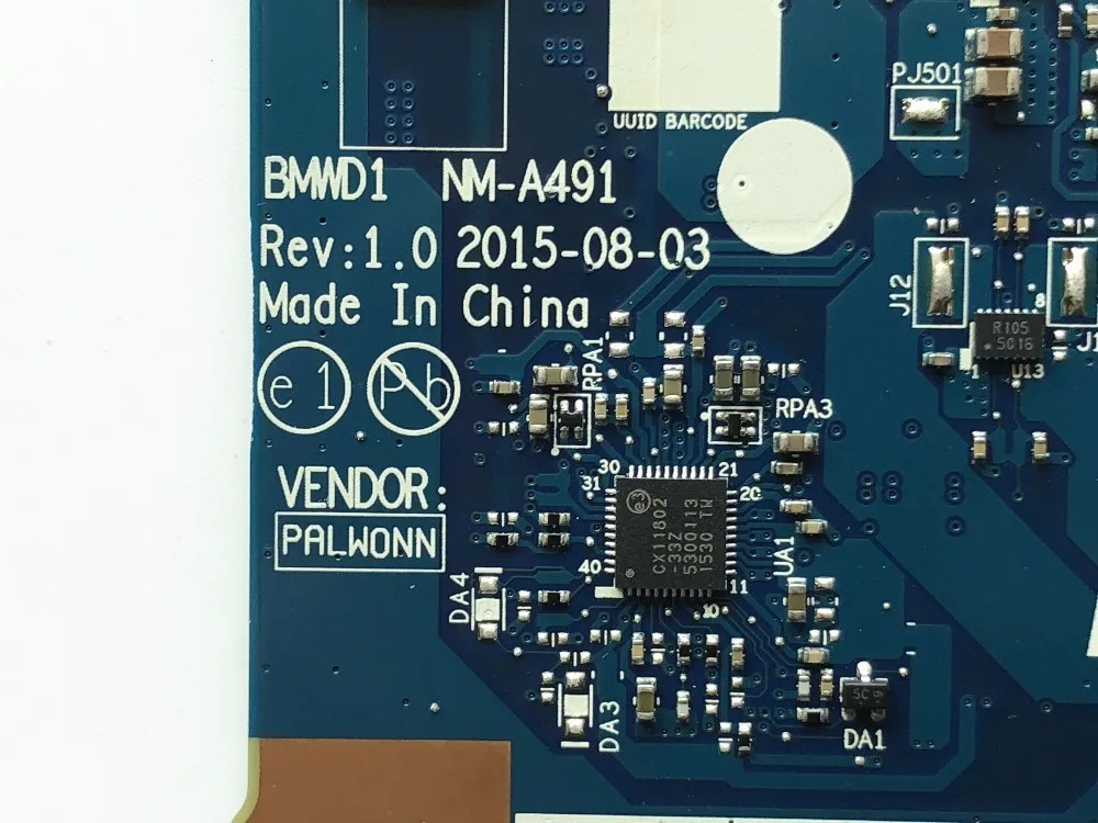 Высококачественная новая материнская плата для ноутбука Lenovo IdeaPad 300-17ISK 5B20J23768 BMWD1