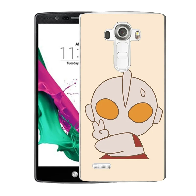 Qmswei ТПУ прозрачный чехол для телефона LG K3 K4 K5 K8 кролик Ультрамен с принтом в виде