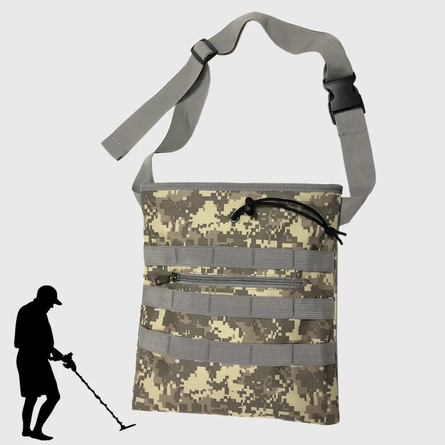 Digger's Pouch Camo Metal Detector Waist Bag Digger for Detecting and Treasure Hunting | Инструменты
