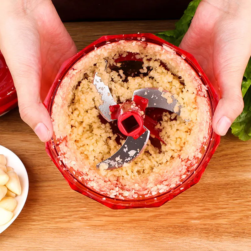 Быстрый измельчитель мини кухонный Мясорубка Ручной Кухонный комбайн мясо рыба
