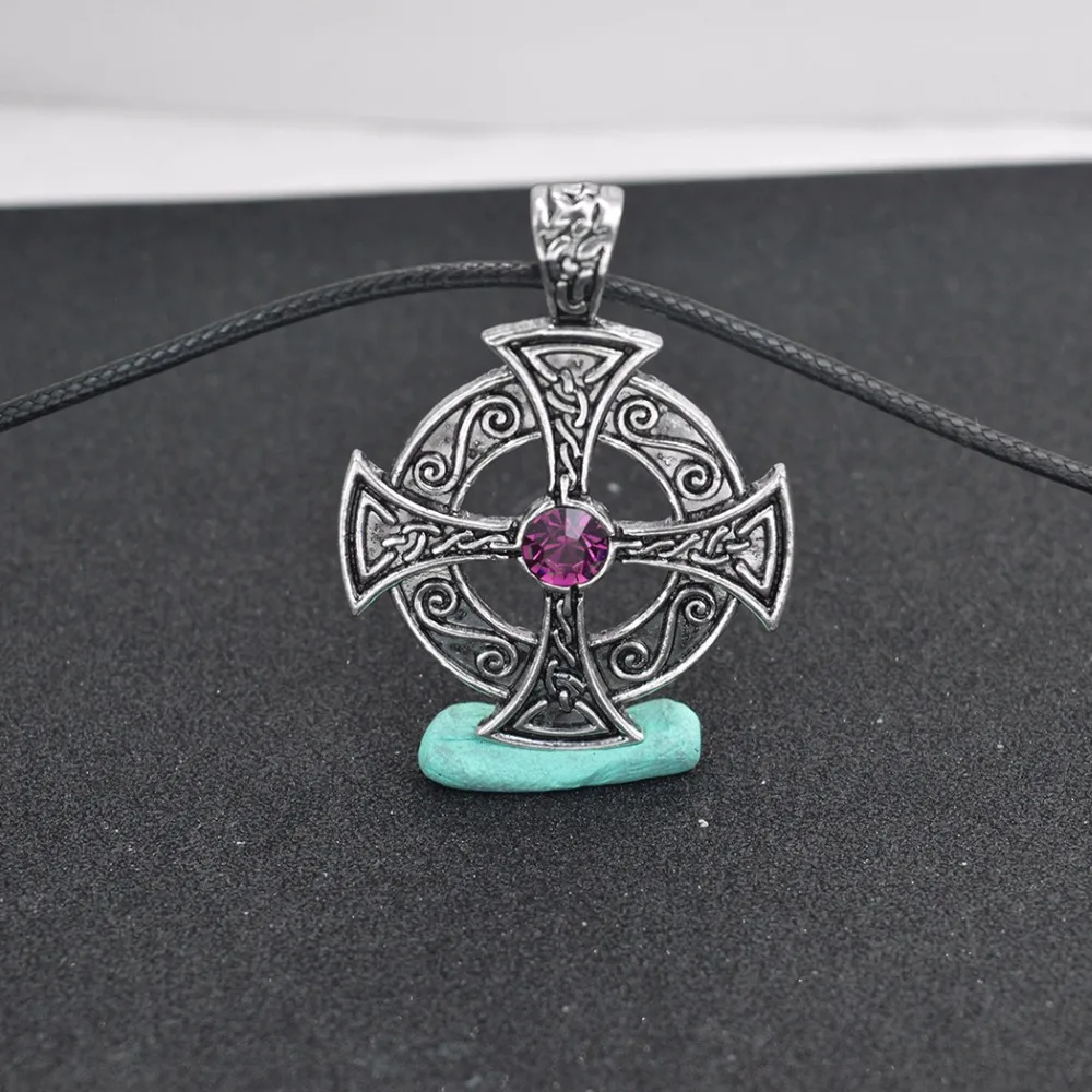 Ностальгия Ирландский Узел крест подвеска раннее ожерелье Мужская веревочная