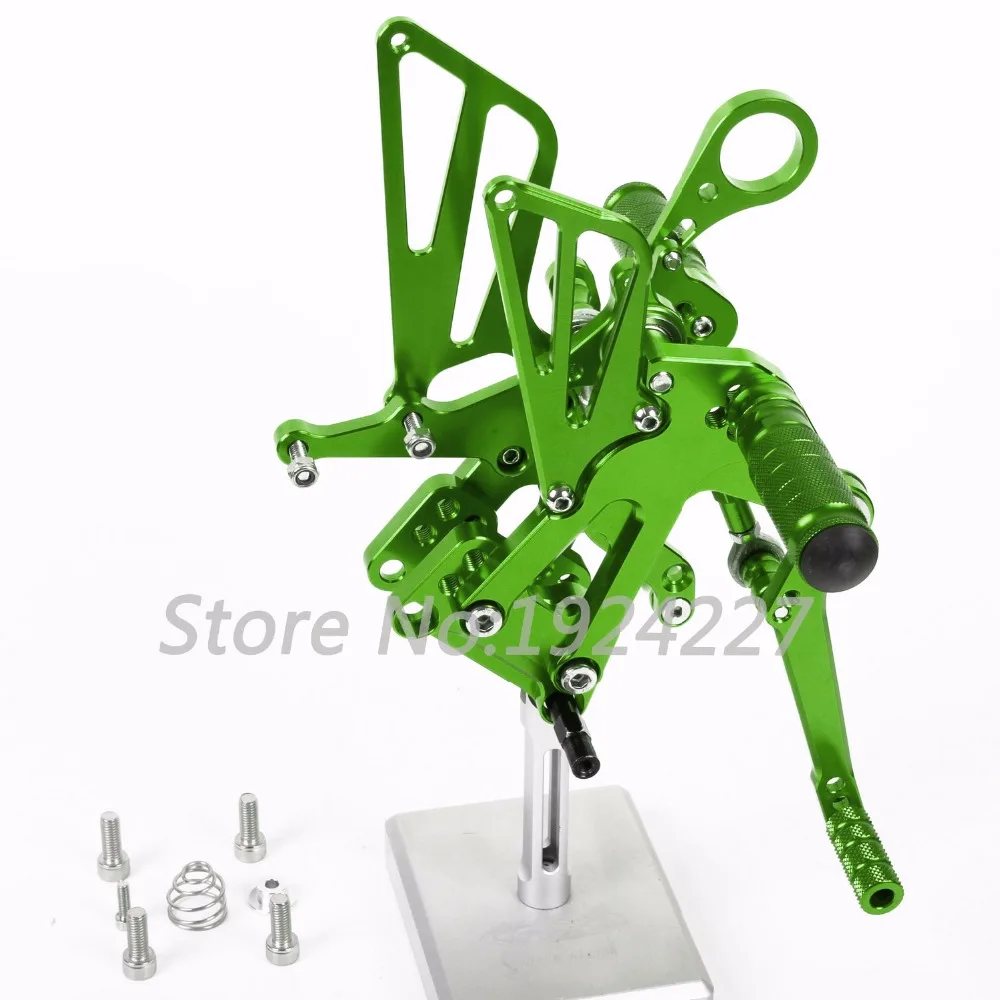 CNC Алюминиевые Подножки Rearsets задние наборы тормозных сдвигов Мотоцикл