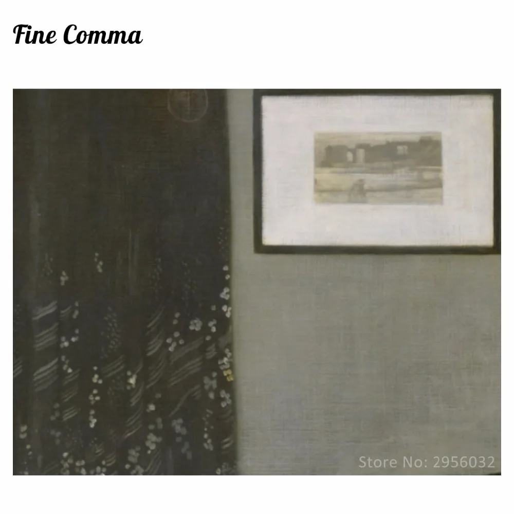 Композиция для матери свистлера в сером и черном цветах № 1 Джеймс макнилл