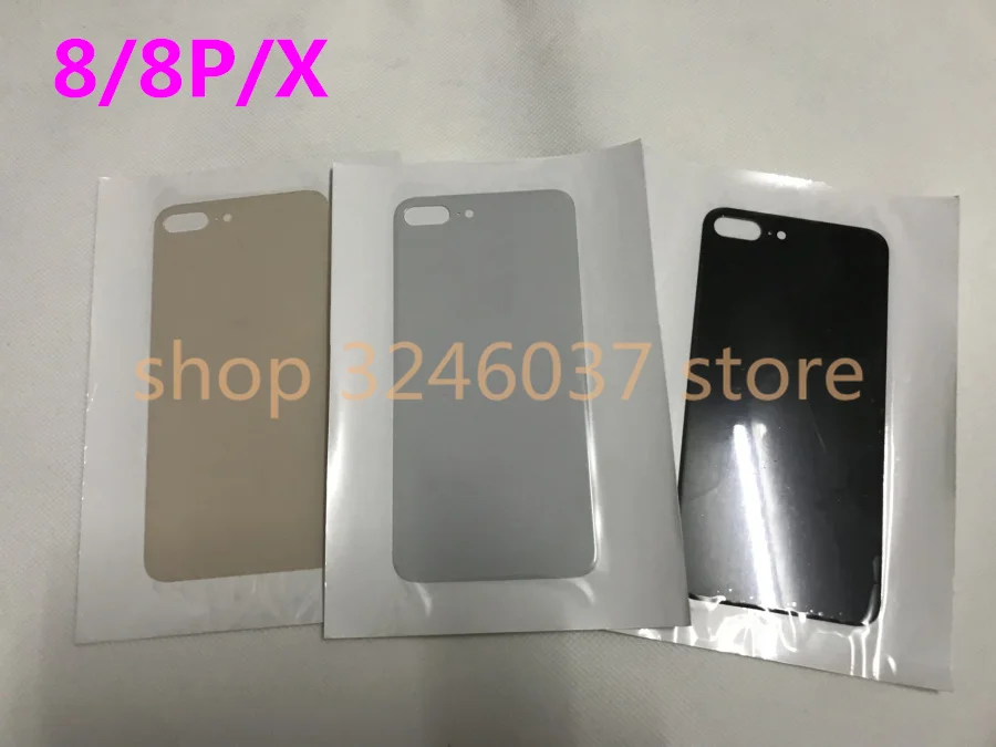 10 шт./лот новый оригинальный качественный корпус чехол для iphone 8 plus X стеклянная