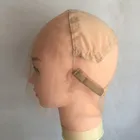 3 шт.лот полностью кружевная основа для парика для изготовления париков, парики ручной работы с регулируемыми ремешками, кепка для плетения без клея, сделай сам на заказ