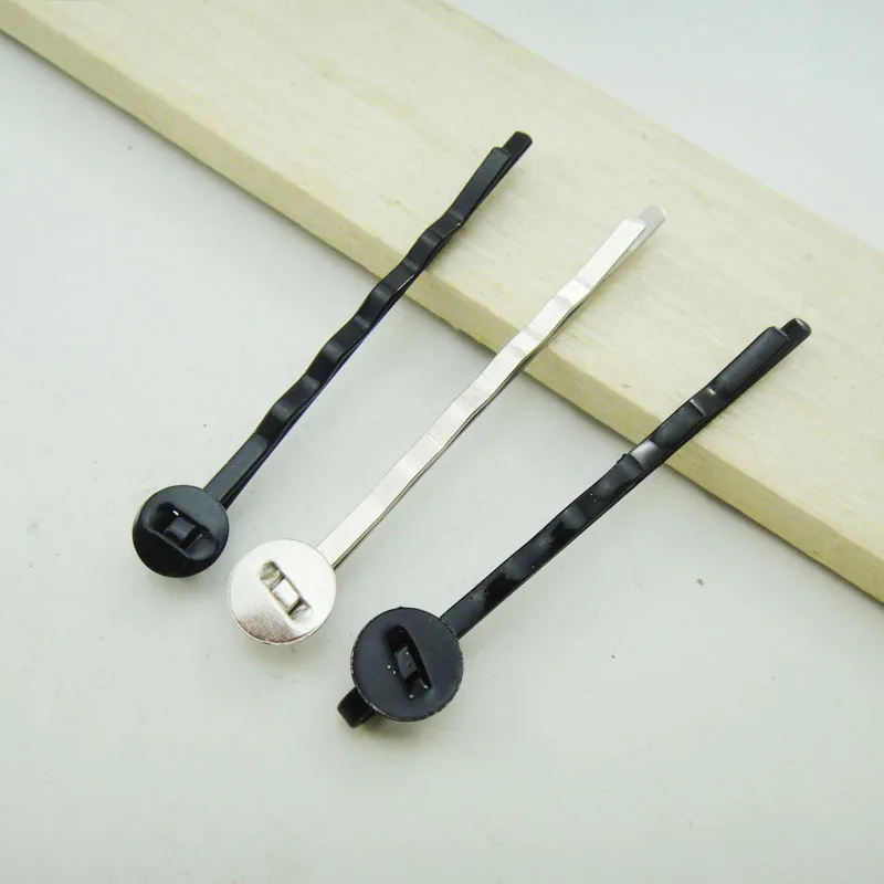 50pcs/set 5cm with trays hair clips for handmade hari pins in jewelry pin diy accessories |