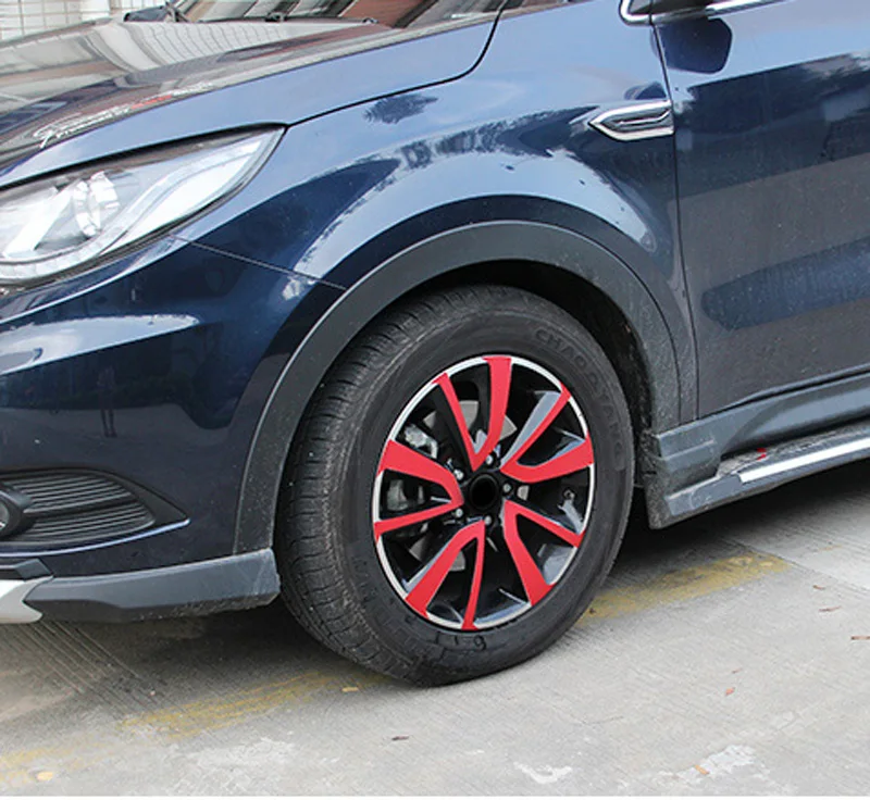 

for dongfeng DFSK 580 (4 tires) Hub carbon fibre pattern Decoration sticker