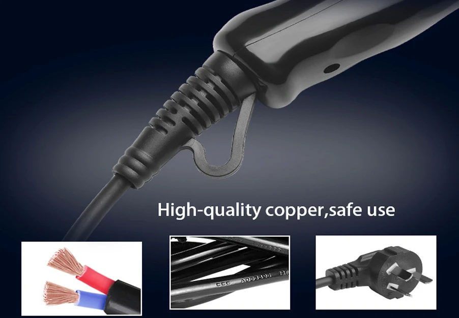 Фен профессиональный с мощным двигателем переменного тока 3200 Вт для