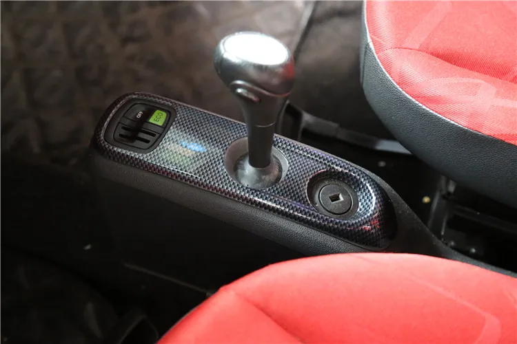 Для smart fortwo 2009- украшение интерьера выход авто Стайлинг Аксессуары руль ABS автомобильные наклейки 3D
