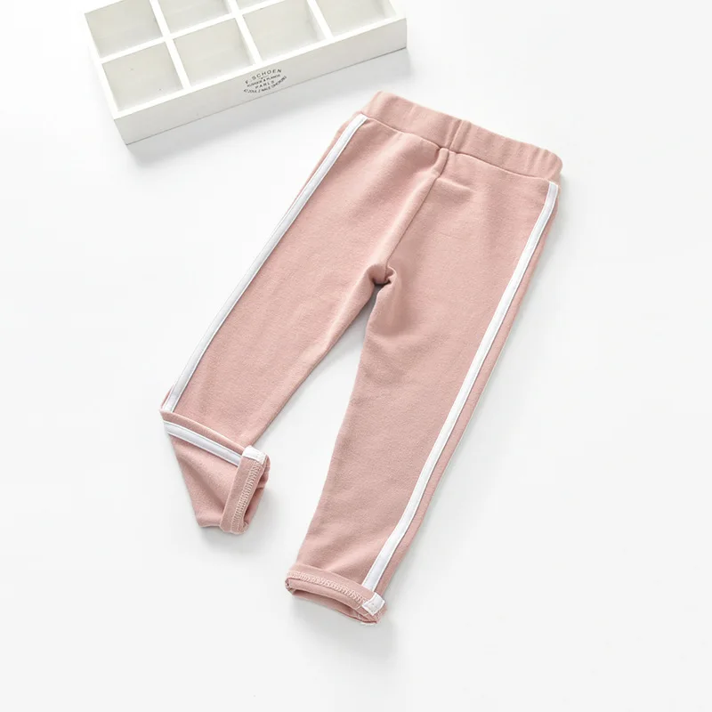 BibiCola/штаны для девочек весна-осень дети хлопок спортивные длинные брюки детская