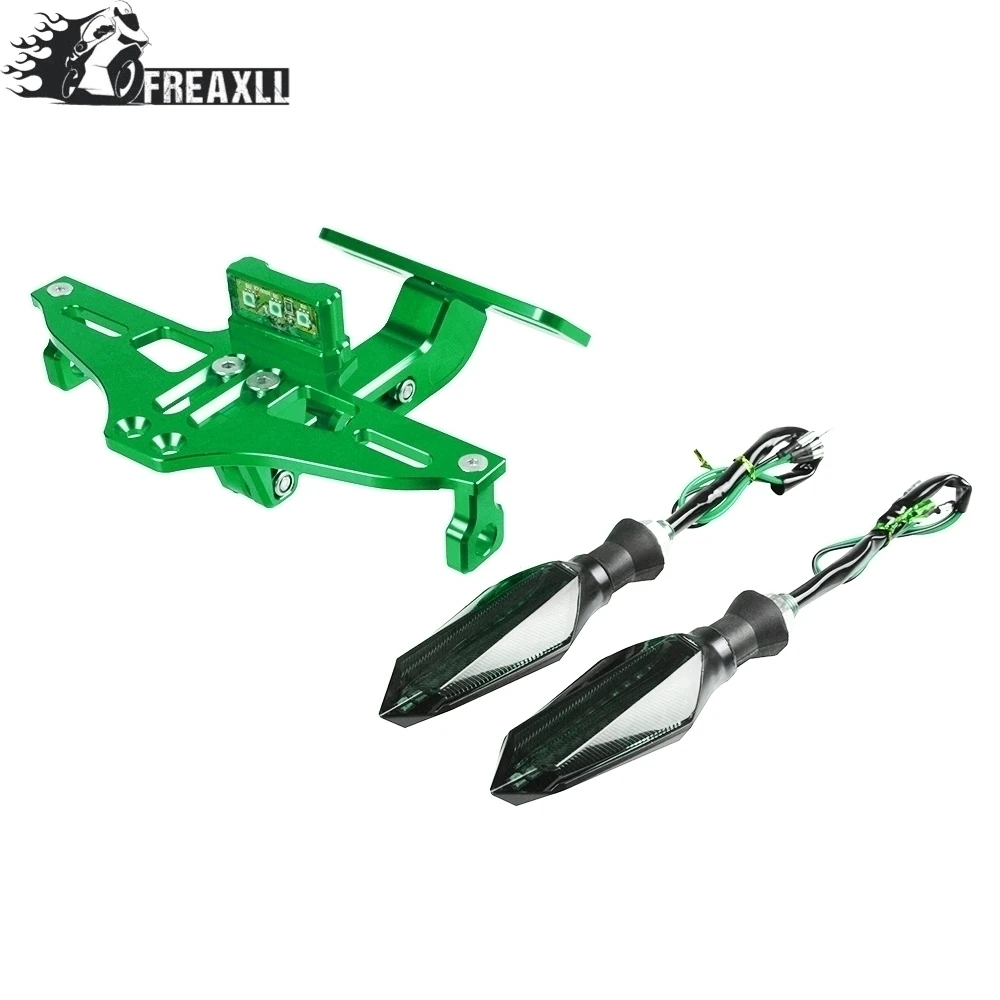 Держатель номерного знака мотоцикла с Универсальный светодиодный светильник