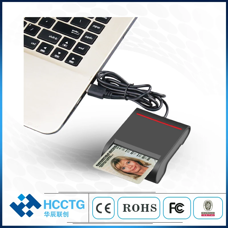 Контактное устройство чтения карт USB ISO 7816 Smart IC записывающее DCR30 Совместимость с
